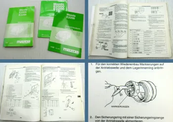 Mazda E2000 E2200 SD SR Werkstatthandbuch + Schaltplan Elektrik ab 1997