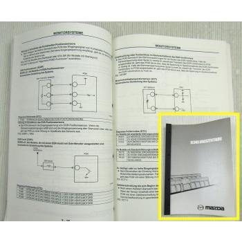 Mazda EOBD Diagnose Schulungshandbuch Training Service Werkstatthandbuch 02/2000