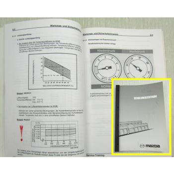 Mazda Klimaanlagen R12 R134a Schulungshandbuch Training Service 02/2005