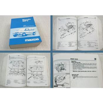 Mazda MPV Type LV Workshop Manual Service Manual 1994 engine JE / G6
