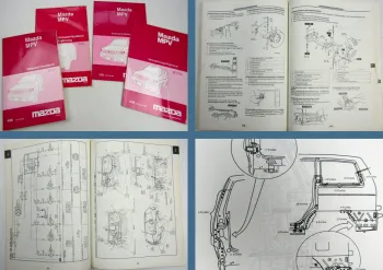 Mazda MPV Werkstatthandbuch + Karosserie Verkabelungsdiagramm Ergänzung 96/98