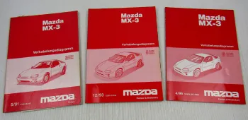 Mazda MX-3 EC Schaltplan Elektrik 1991 - 1996 Stromlaufpläne Kabelbaum