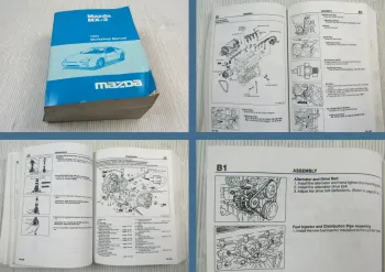 Mazda MX-3 MX3 EC Workshop Manual Service Manual 1994 engine B6 / K8 DOHC
