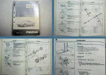 Mazda MX-5 NA Werkstatthandbuch NA18B2 Reparaturanleitung 11 / 1989