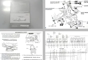 Mazda Xedos 6 CA 1.6i 2.0i 1996 Reparaturanleitung Ergänzung Werkstatthandbuch