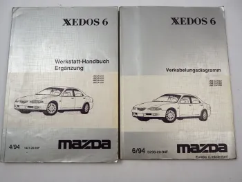 Mazda Xedos 6 CA 1994 Schaltpläne Elektrik Schaltplan & Werkstatthandbuch