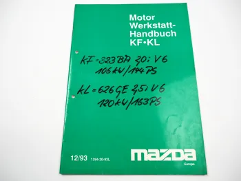 Mazda Xedos 9 Motor KF KL Werkstatthandbuch Reparaturanleitung 1993