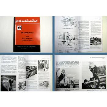 Mc Cormick B-46 Hochdruck Sammelpresse Werkstatthandbuch