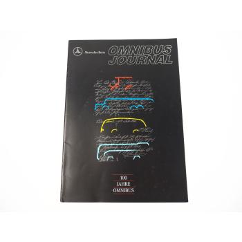 Mercedes Benz 100 Jahre Omnibus 1995 Journal Prospekt