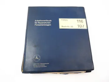 Mercedes Benz 107 SL SLC Roadster Coupe 116 S SE SEL Arbeitswertbuch Reparaturen