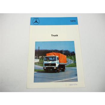 Mercedes Benz 1213 Truck LKW Prospekt Brochure 1988 FAP Famos Jugoslawien