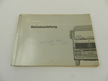 Mercedes Benz 1222 - 1426 1717 - 1948 2422 - 2648 Betriebsanleitung