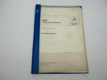 Mercedes Benz 126 V8 Motor Werkstatthandbuch ASR 1 Antriebsschlupfregelung
