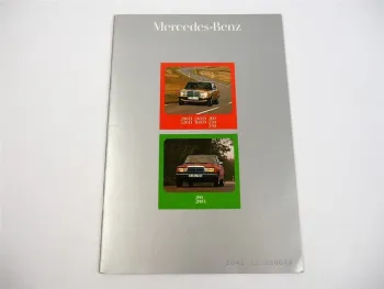 Mercedes Benz 200 220 240 300 D 230 250 280 280E W123 PKW Prospekt 1975