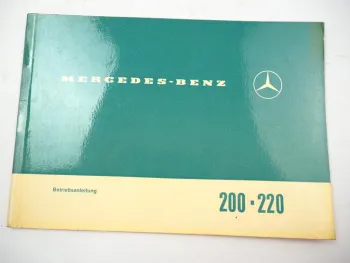 Mercedes Benz 200 220 /8 W115 Betriebsanleitung Bedienungsanleitung 1970