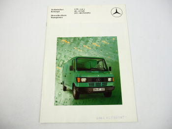 Mercedes Benz 207 307 407 D Bremer Transporter T1 65 bis 88 PS Prospekt 1982
