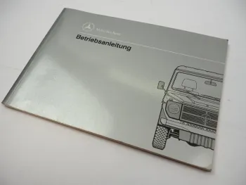 Mercedes Benz 230 GE & 290 GD W461 Betriebsanleitung Bedienung 2/1992 Bordbuch