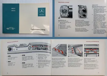 Mercedes Benz 230.4 230/4 W115 Wartungsheft Inspektion 1974 -84 mit Eintragungen