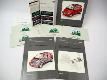Mercedes Benz A-Klasse Typ 168 Einführungsmappe mit Betriebsanleitung 1997
