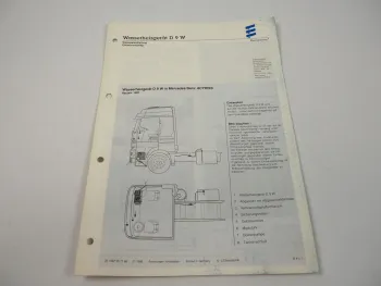 Mercedes Benz Actros Bj. 1997 Eberspächer D9W Einbau Wasserheizgerät