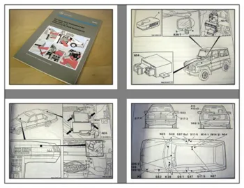 Mercedes-Benz Diebstahlschutz Typen 129 124 140 463 202 Werkstatthandbuch 1994