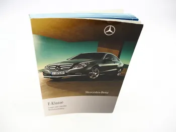 Mercedes Benz E-Klasse Coupe C207 Cabriolet A207 Betriebsanleitung 2010 Bedienung Bordbuch