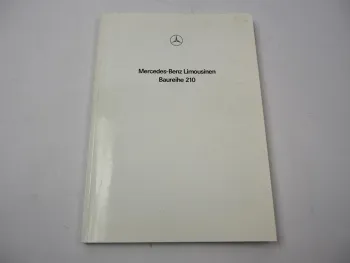 Mercedes Benz E-Klasse W210 Limousinen Einführungsschrift Modellvorstellung 1994