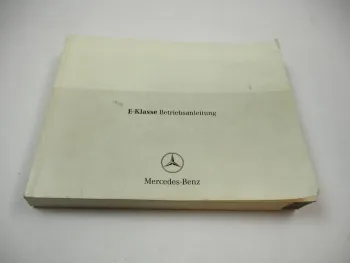 Mercedes Benz E-Klasse W211 E240 270 320 500 Betriebsanleitung Bedienung 2001