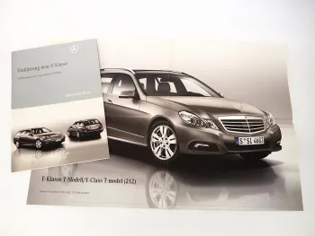 Mercedes Benz E-Klasse W212 E 220 250 300 350 500 T-Modelle Einführungsschrift