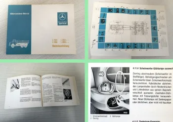 Mercedes Benz L1924 1928 2624 2628 Bedienungunsanleitung Betriebsanleitung 1980