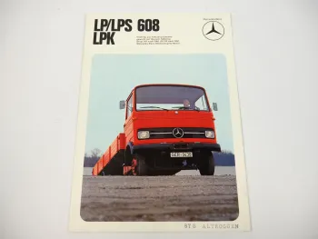 Mercedes Benz LKW LP LPS LPK 608 OM314 85PS 4 Zylinder Prospekt