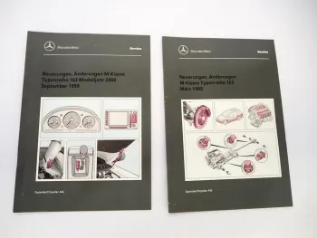 Mercedes Benz M-Klasse Typ 163 1999 Neuerungen ML 230 320 430 Einführungsschrift