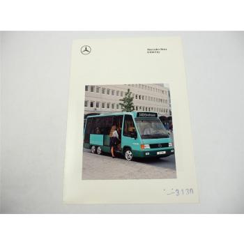 Mercedes Benz O100 City Kleinbus Prospekt 1992