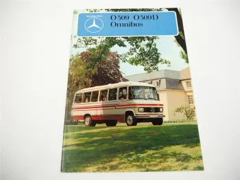 Mercedes Benz O309 O309D Omnibus Schulbus Zubringer Stadtverkehr Prospekt 1978