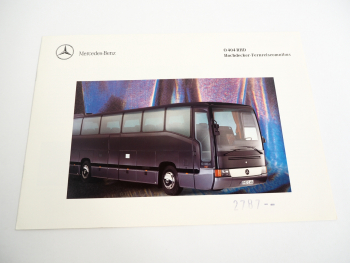 Mercedes Benz O404 RHD Hochdecker Fernreisebus Prospekt