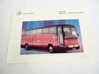 Mercedes Benz O404 SHD Superluxus Hochboden Reiseominbus Prospekt