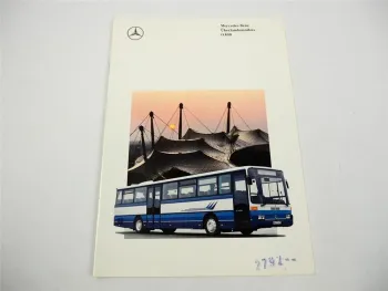 Mercedes Benz O408 Omnibus Überlandbus Prospekt 1991