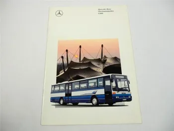 Mercedes Benz O408 Omnibus Überlandbus Prospekt 1991