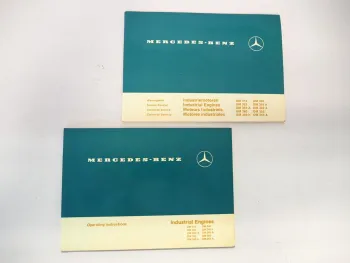Mercedes Benz OM 314 352 360 346 355 h A Engine Operating Instructions 1982