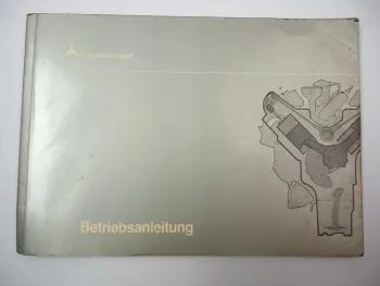 Mercedes Benz OM 441 442 443 444 A LA Betriebsanleitung Wartung 1988