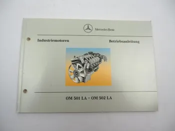 Mercedes Benz OM 501 502 LA Industriemotor Betriebsanleitung 1997