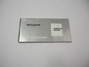 Mercedes Benz Personenwagen Wartungsheft Serviceheft 1996 blanko