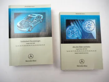 Mercedes Benz PKW 164 169 171 203 204 209 211 216 219 221 230 Tabellenbuch 2007