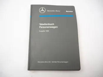 Mercedes Benz PKW 190 200 220 230 250 300 600 C DC S SL Tabellenbuch 1963-1966