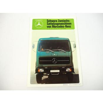 Mercedes Benz Schwere Zweiachs-Sattelzugmaschinen Prospekt WZ20191/07/01/0679