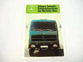 Mercedes Benz Schwere Zweiachs-Sattelzugmaschinen Prospekt WZ20191/07/01/0679
