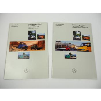 Mercedes Benz Sprinter 208D bis 414 Vario 508 bis 814 2x Prospekt 1995/97