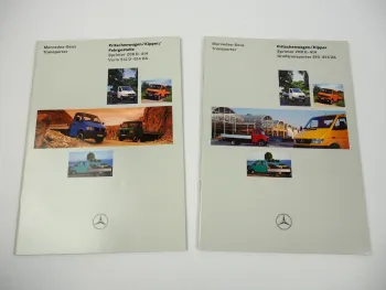 Mercedes Benz Sprinter 208D bis 414 Vario 508 bis 814 2x Prospekt 1995/97