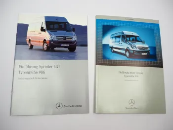 Mercedes Benz Sprinter W906 Einführungsschrift für den Service 2006 & LGT 2010