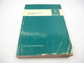 Mercedes Benz Typ 300SL W198 Coupe Roadster Werkstatthandbuch Reparatur 1955-63